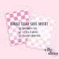 Kindle Case Insert - Pink Checkerboard