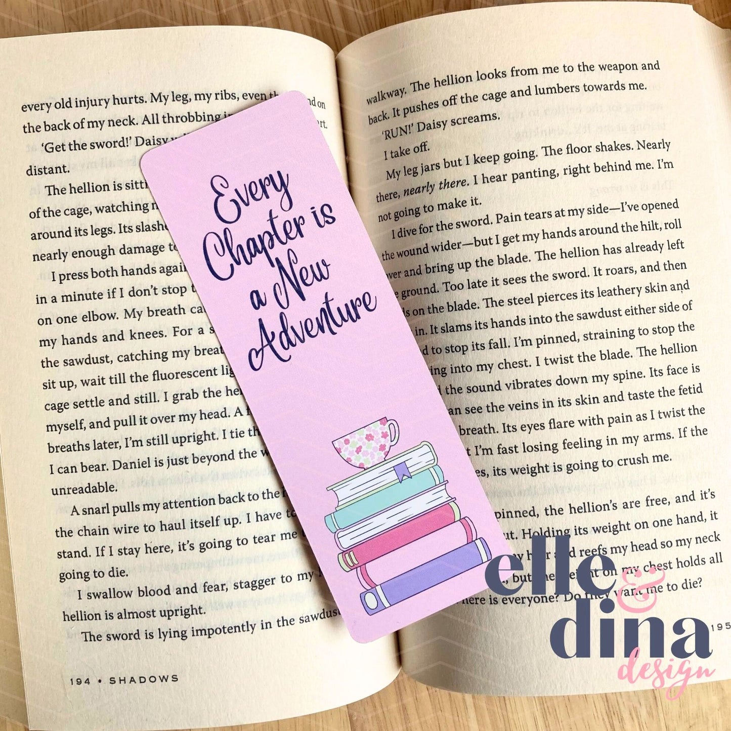 Every Chapter is a New Adventure Bookmark