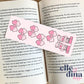 Pink Bows and Books Coquette Bookmark