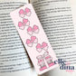 Pink Bows and Books Coquette Bookmark