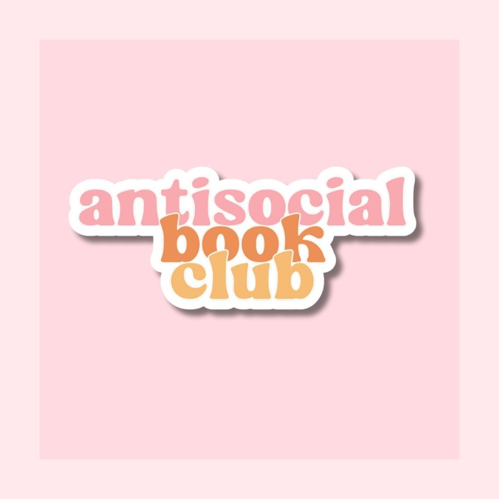 Antisocial Book Club - Waterproof Vinyl Sticker Die-Cut