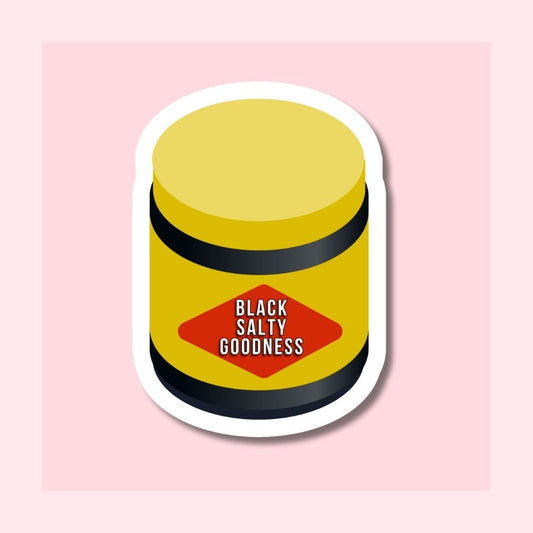 Vegemite Jar Sticker - Waterproof Vinyl Sticker Die-Cut