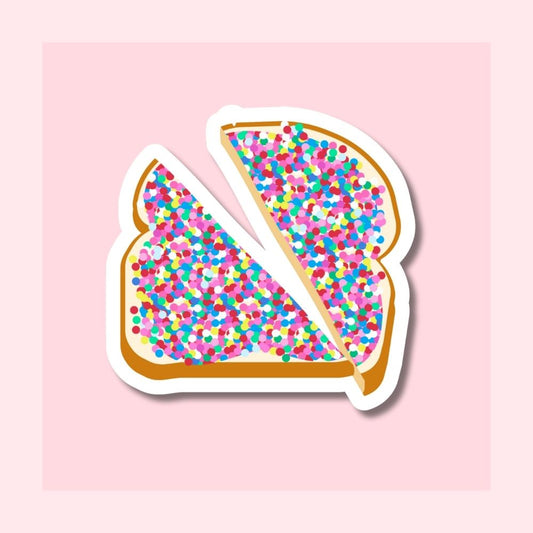 Fairy Bread Sticker - Waterproof Vinyl Sticker Die-Cut