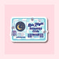 Late Night Readers Club - Blue - Waterproof Vinyl Sticker Die-Cut